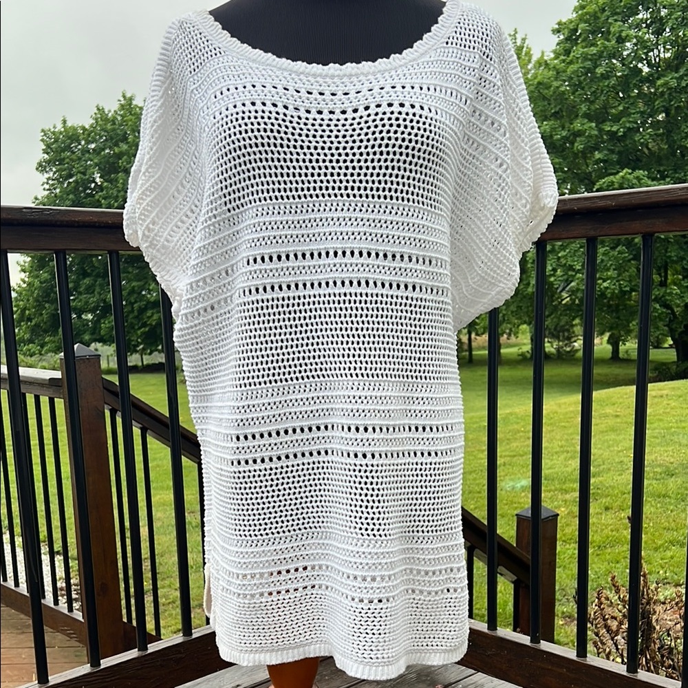 Old Navy “Calla Lily” crocheted Sweater